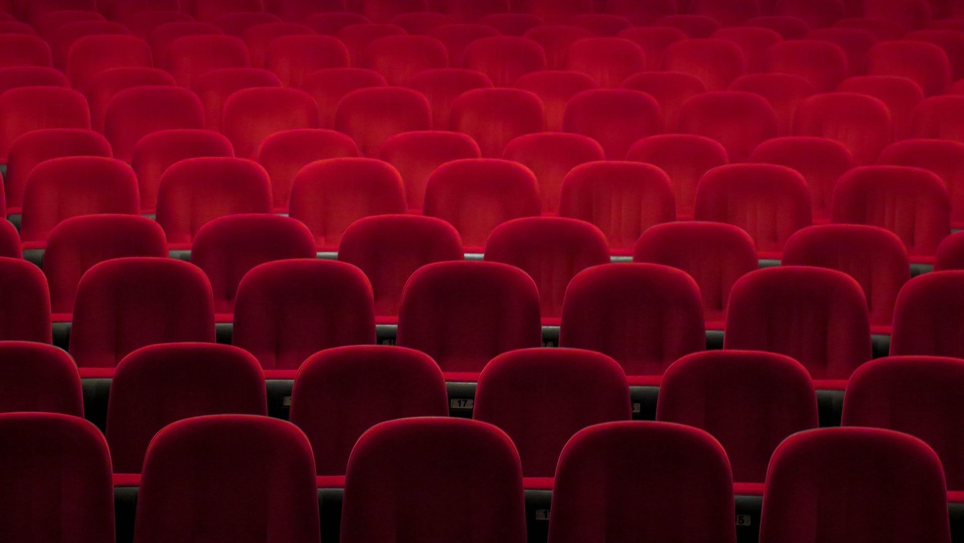 Empty cinema seats