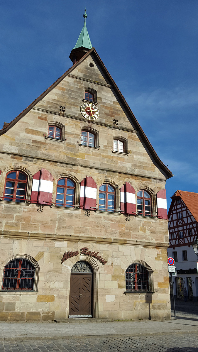 The Old Town Hall in Lauf an der Pegnitz