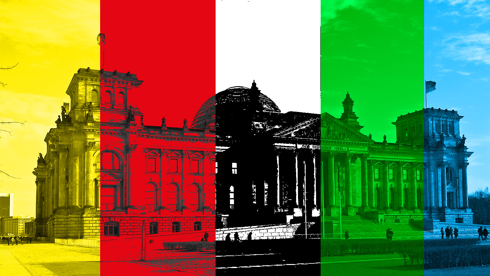 The Reichstag building in Berlin.