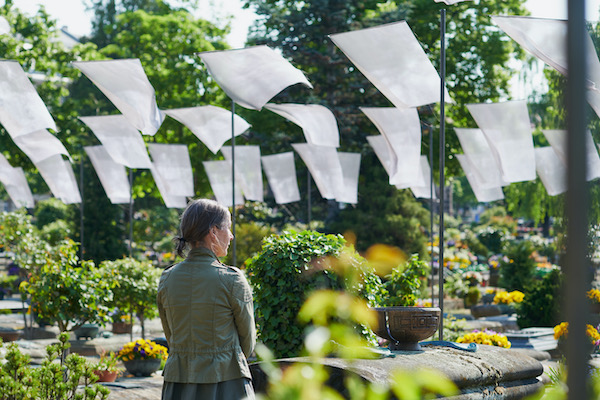 Portrait Ursula Kreutz at the Johannis Cemetry Nuremberg